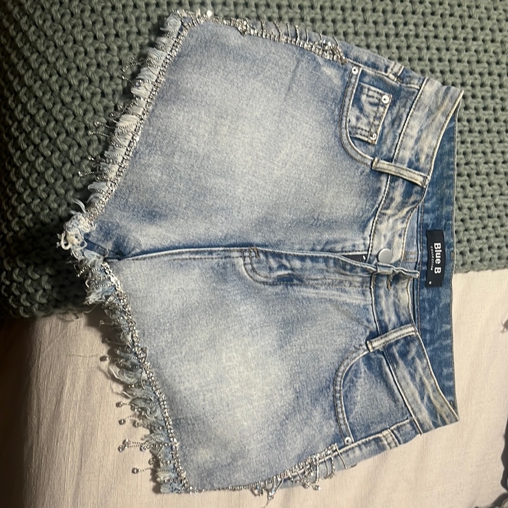 Rhinestone shorts